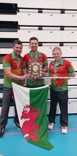 Mark, Andrew, and Alan - winners of the World Triples
